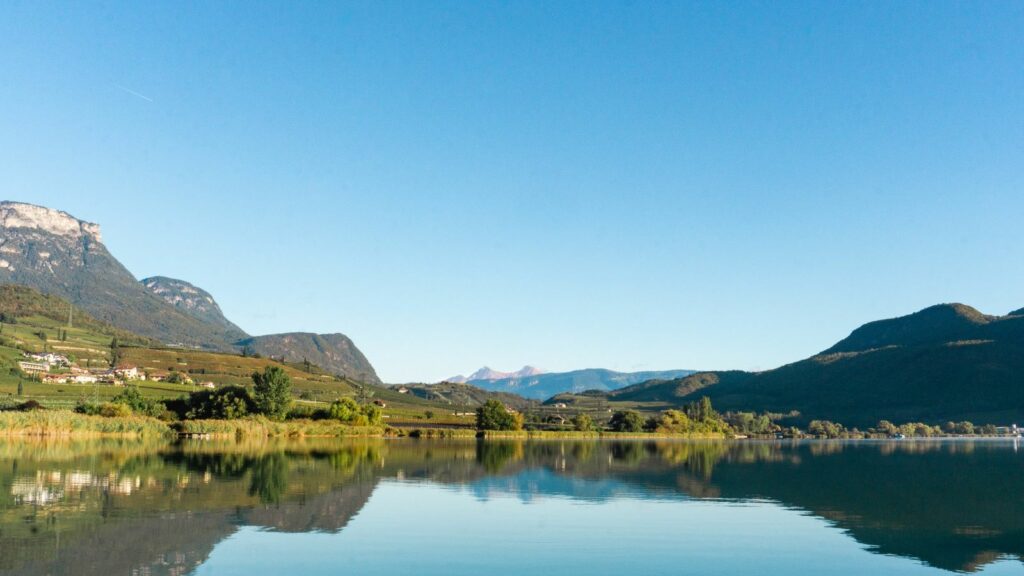 foto del lago di caldaro