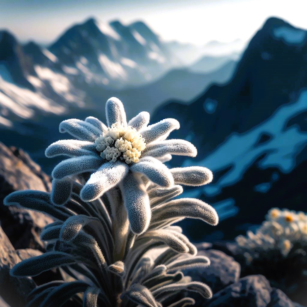 foto dell'edelweiss generata da chatgpt